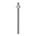 Simpson Strong-Tie RFB BOLT Concrete Screw, 12 in. L, Hot Dipped Galvanized, 2 PK RFB#5X12HDGP2